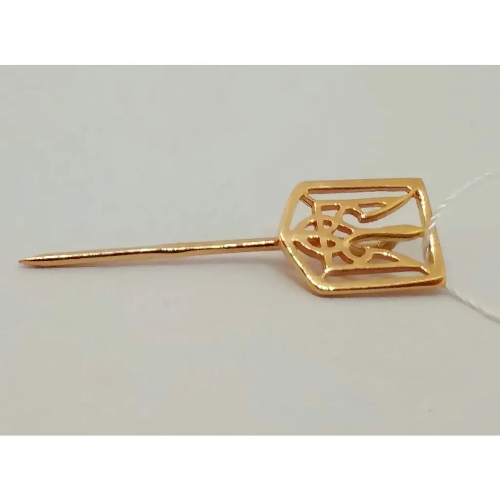 Золотий значок Імперія золота Тризуб. БШ012И - фото 2