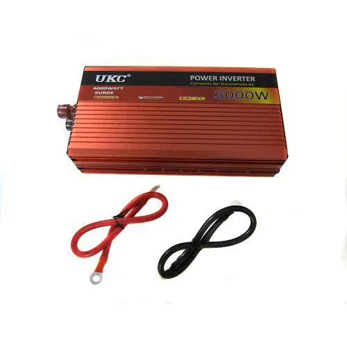Автоінвертор-перетворювач напруги з функцією плавного пуску 12 V у 220 V AR 3000 Вт UKC - фото 4
