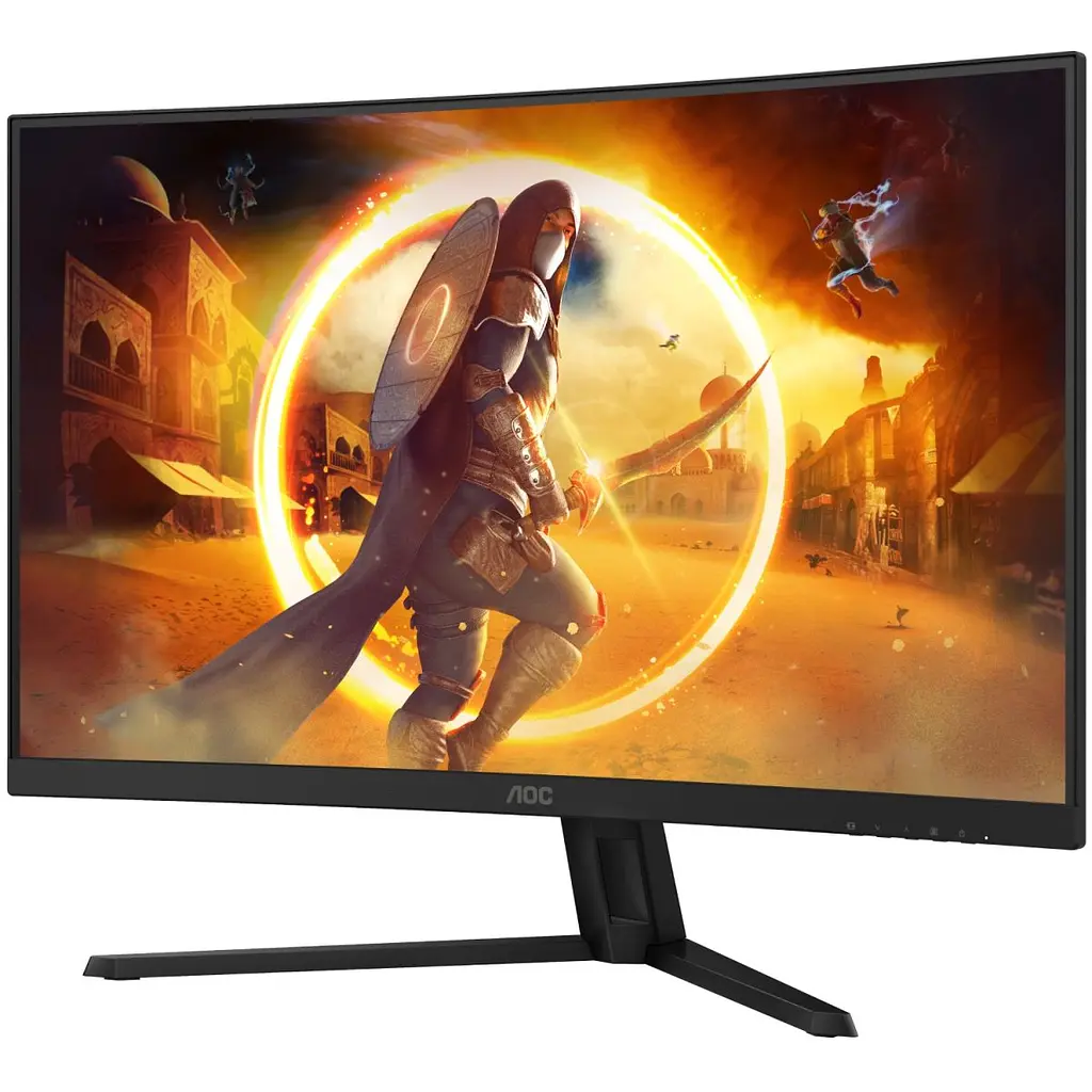 Монітор TFT 31.5" AOC CQ32G4VE, VA, QHD, 180Гц, 0,5 мс, вигнутий, 2хHDMI, DP, чорно-сірий (CQ32G4VE) - фото 7