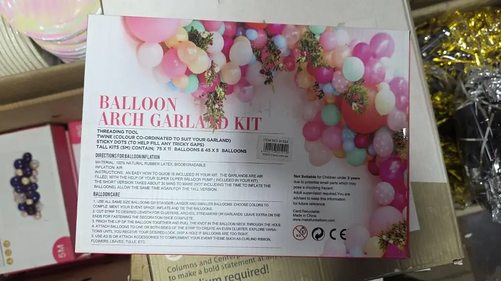 Набір для гірлянди з повітряних куль 5 м (Balloon Arch Garland Kit) — пастельна арка з куль, декор для фотозони, дня народження, - фото 2
