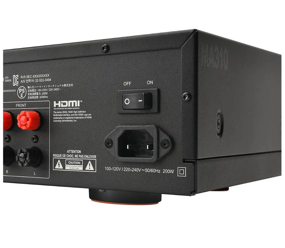AV-Ресивер 5.2-канальний JBL MA-310BLK-EU, Bluetooth, Dolby, DTS, HDMI 4K - фото 3
