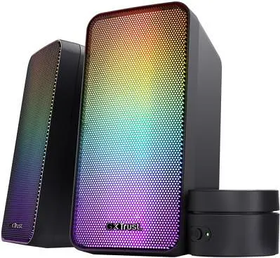 Акустическая система Trust GXT 611 Wezz RGB-Illuminated Black (24587)