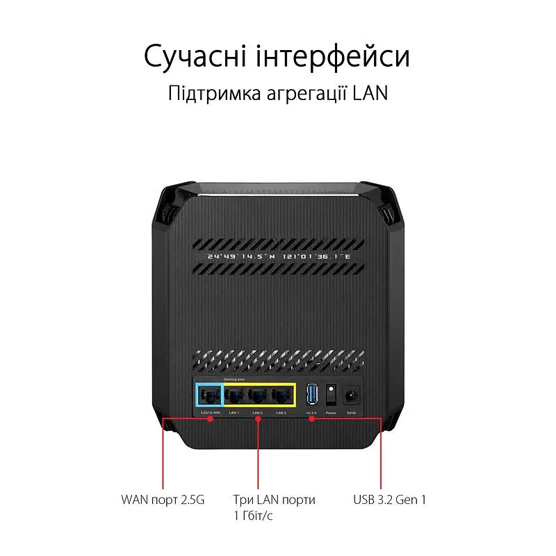Wi-Fi Mesh система Asus ROG Rapture GT6 2pk Black (90IG07F0-MU9A20) - фото 6
