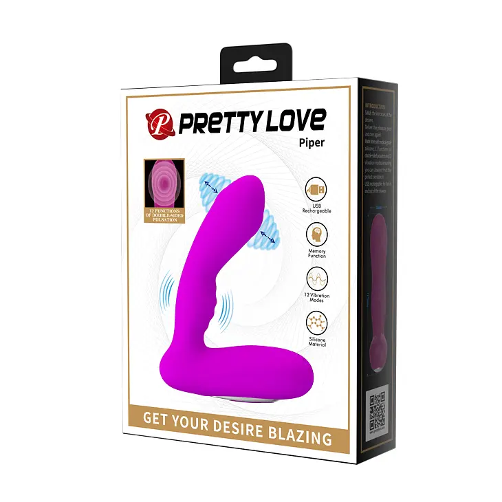 Масажер простати - Pretty Love Piper Prostate Stuimulator Purple - фото 8