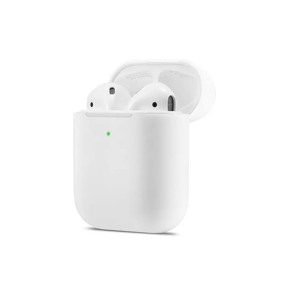 Чехол для airpods 1/2 Прозрачный, силиконовый чехол для наушников Apple чехол для кейса Airpods - фото 2