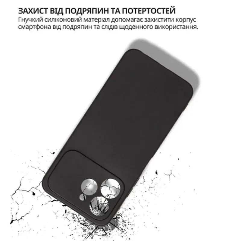 Чохол до мобільного телефона BeCover Tecno Spark 40 4G (KM5) Black (715061) - фото 4