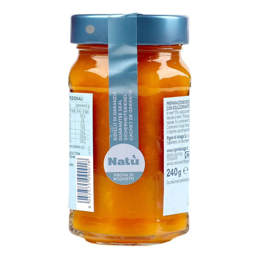Джем Natu Абрикоса органічний без цукру 240 г - фото 4