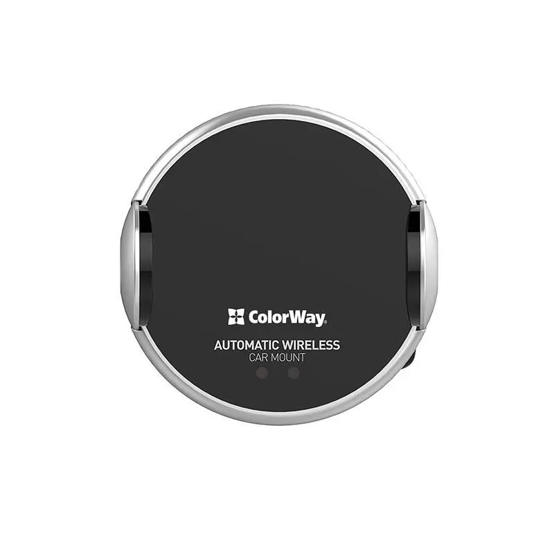 Тримач автомобільний+бездротовий ЗП ColorWay AutoSense Car Wireless Charger 2 15W Чорний (CW-CHAW036Q-BK) - фото 4