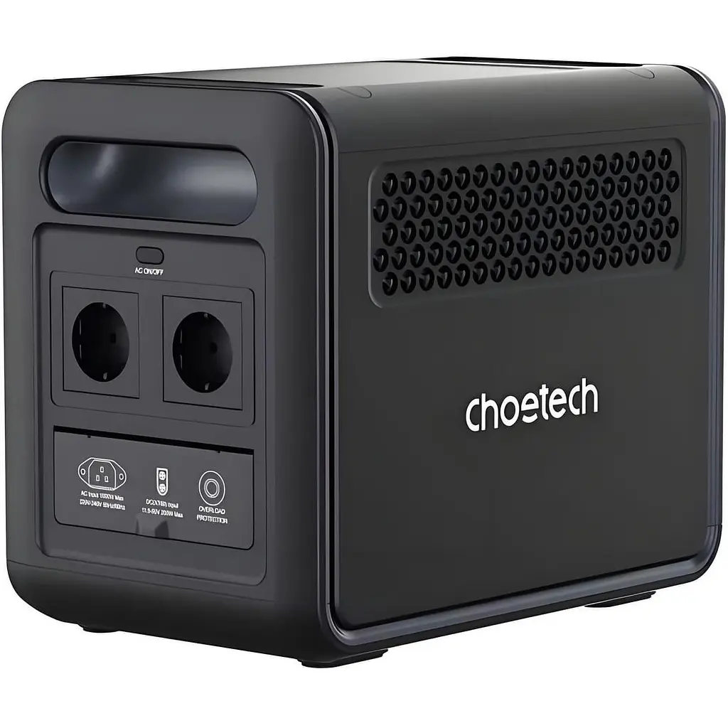 Зарядна станція Choetech BS068 / 1200 Вт / 1024 Вт/ч / LiFePO4 (BS068-EU-BKGY) - фото 3