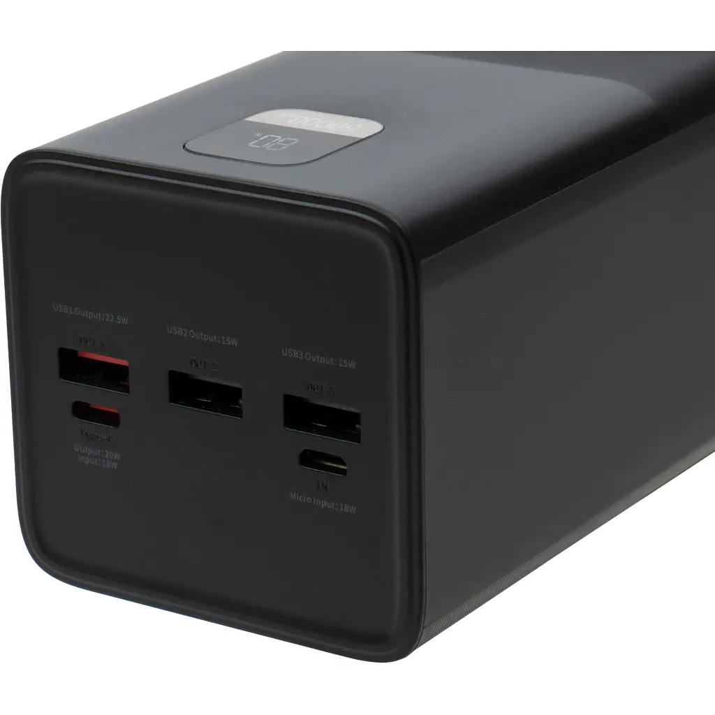Батарея універсальна Vinga 50000 mAh 22.5W Display Black (VPBB5022) - фото 9