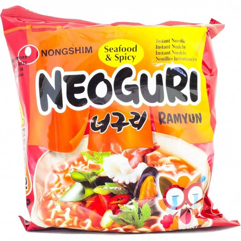 Локшина рамен Nongshim Neoguri з морепродуктами гостра 120 г