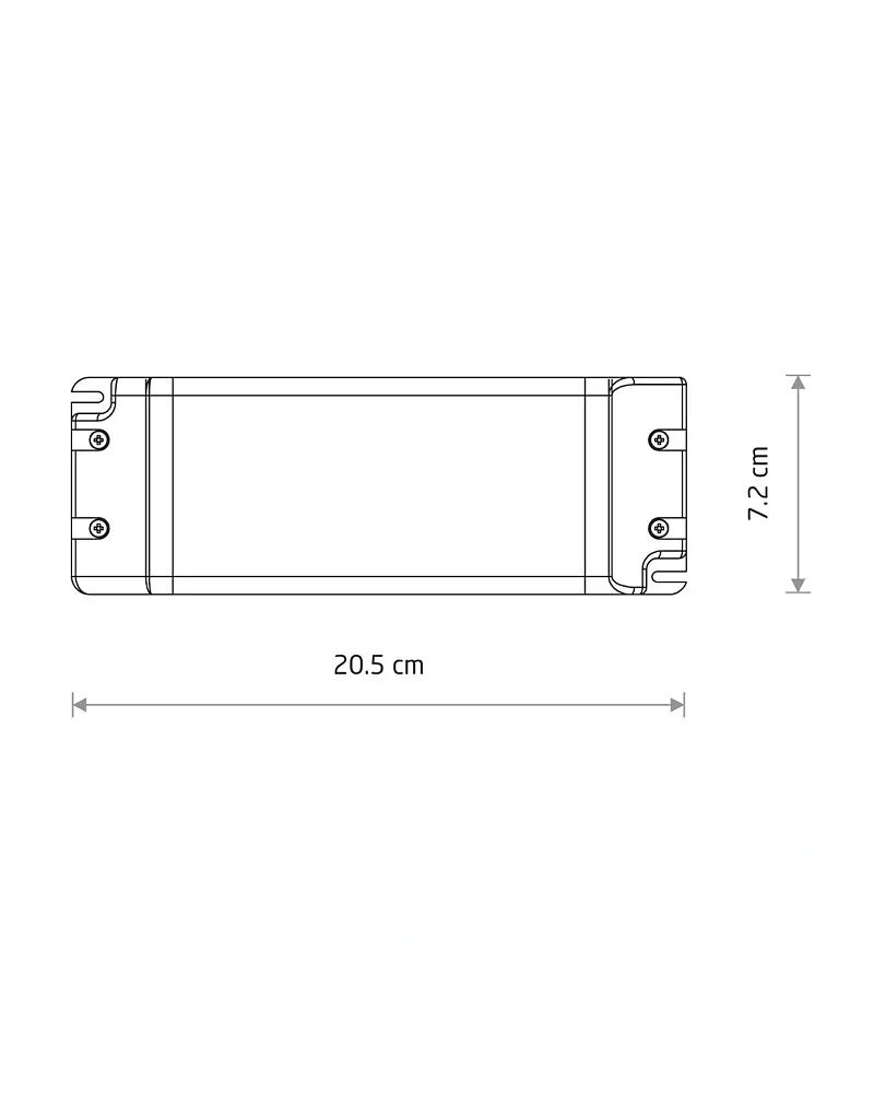 Блок живлення Nowodvorski 11287 DC Power Supply 48V 200W IP20 білий - фото 3