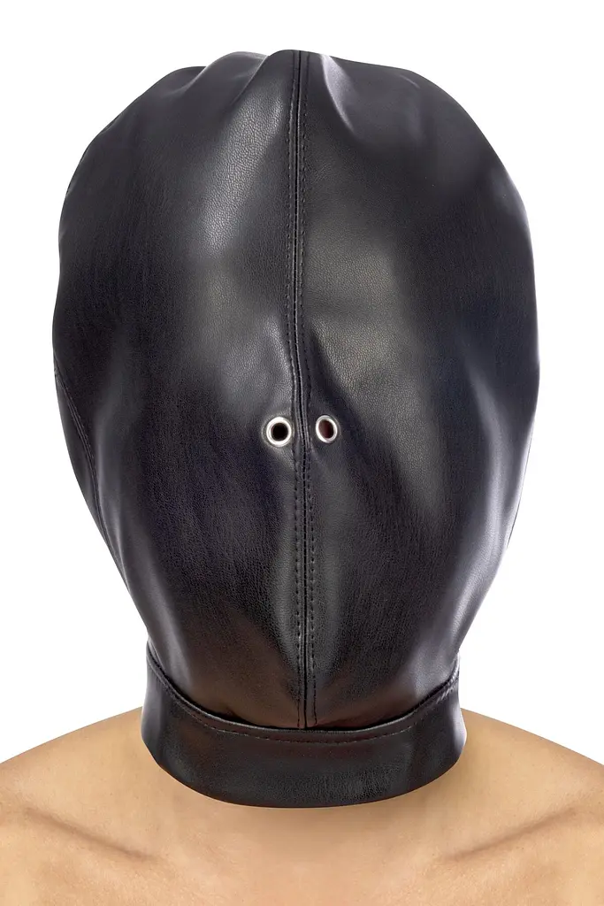 Капюшон для БДСМ Fetish Tentation Closed BDSM hood in leatherette - фото 2