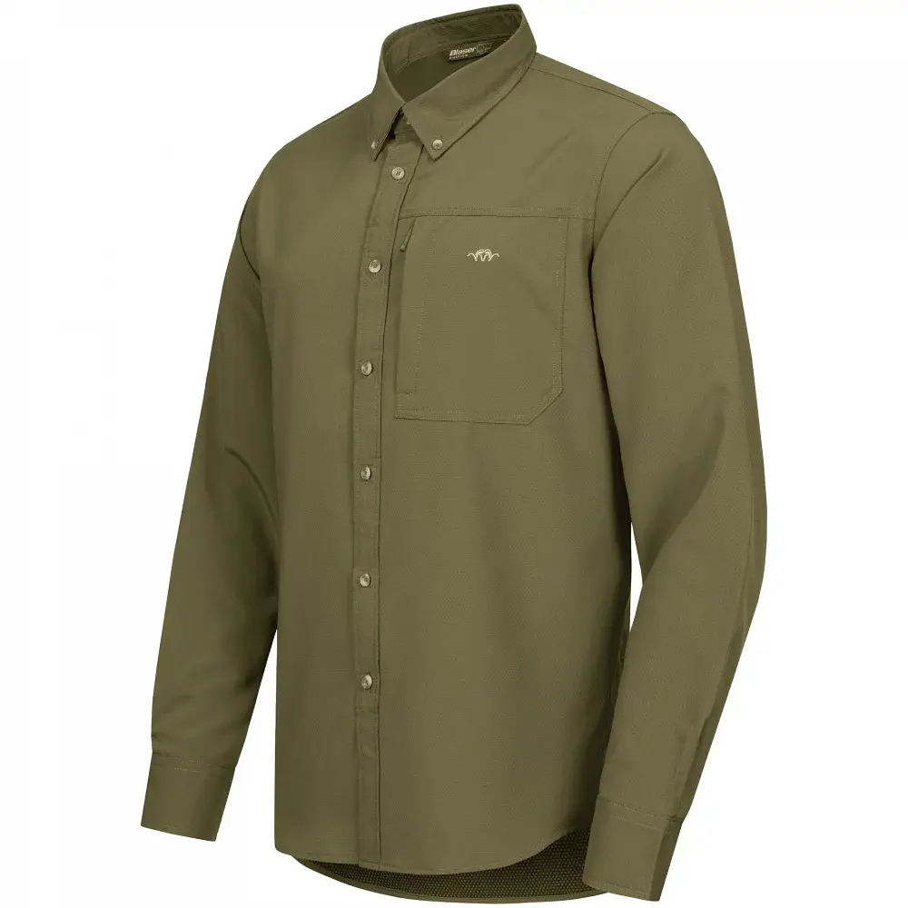 Рубашка Blaser Active Outfits AirFlow M Dark Olive - фото 3