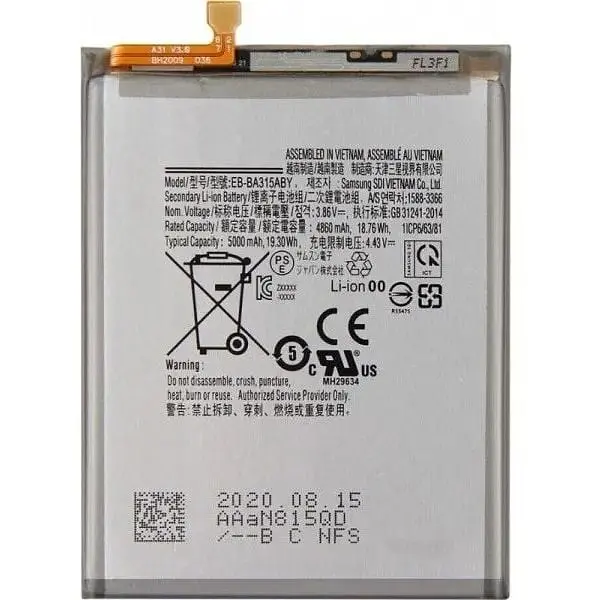 Аккумулятор Samsung EB-BA315ABY для телефонов A31 A22 A32 класса HC - AAAA-Class - фото 2