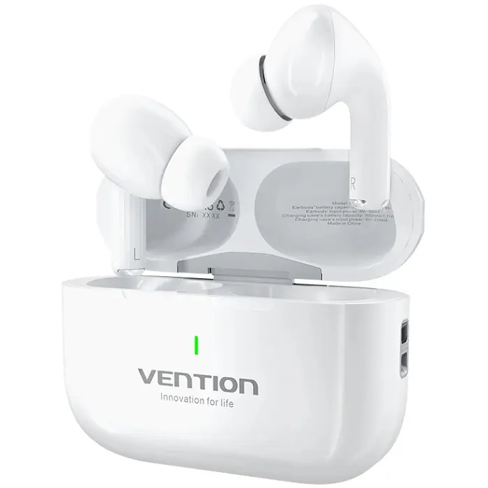 Наушники TWS Vention Elf Earbuds ECHO LITE E11 White - фото 2