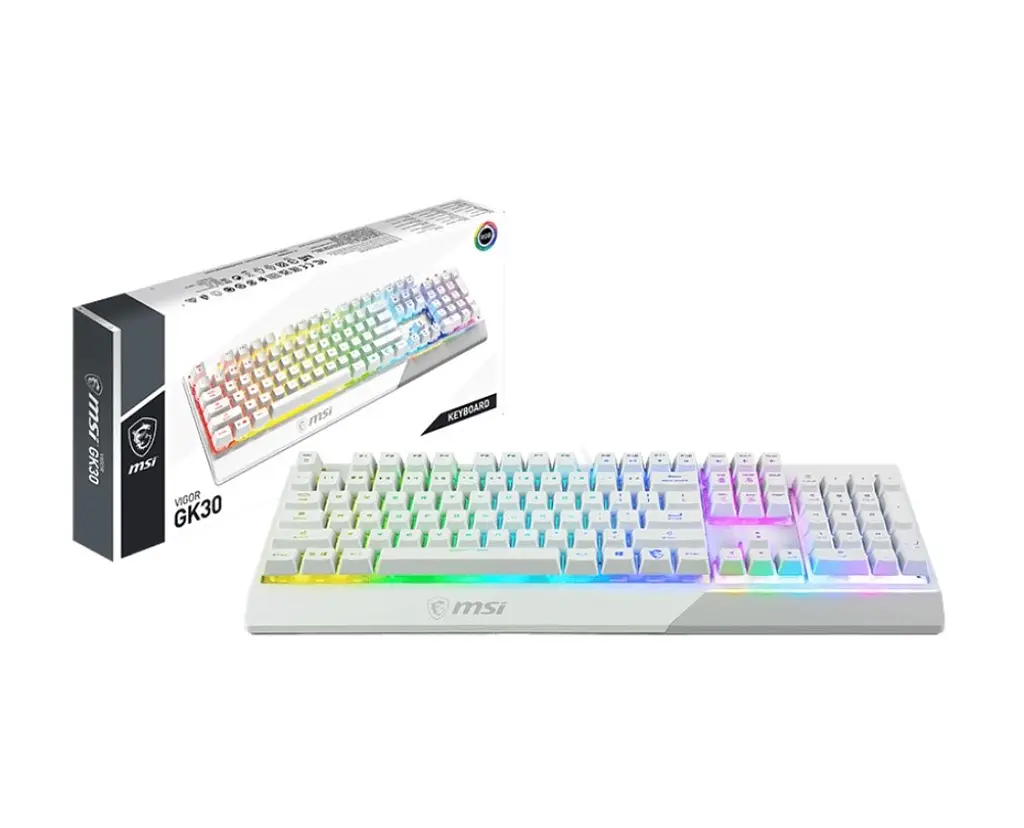 Клавіатура ігрова механічна MSI Vigor GK-30 UA USB White - фото 6