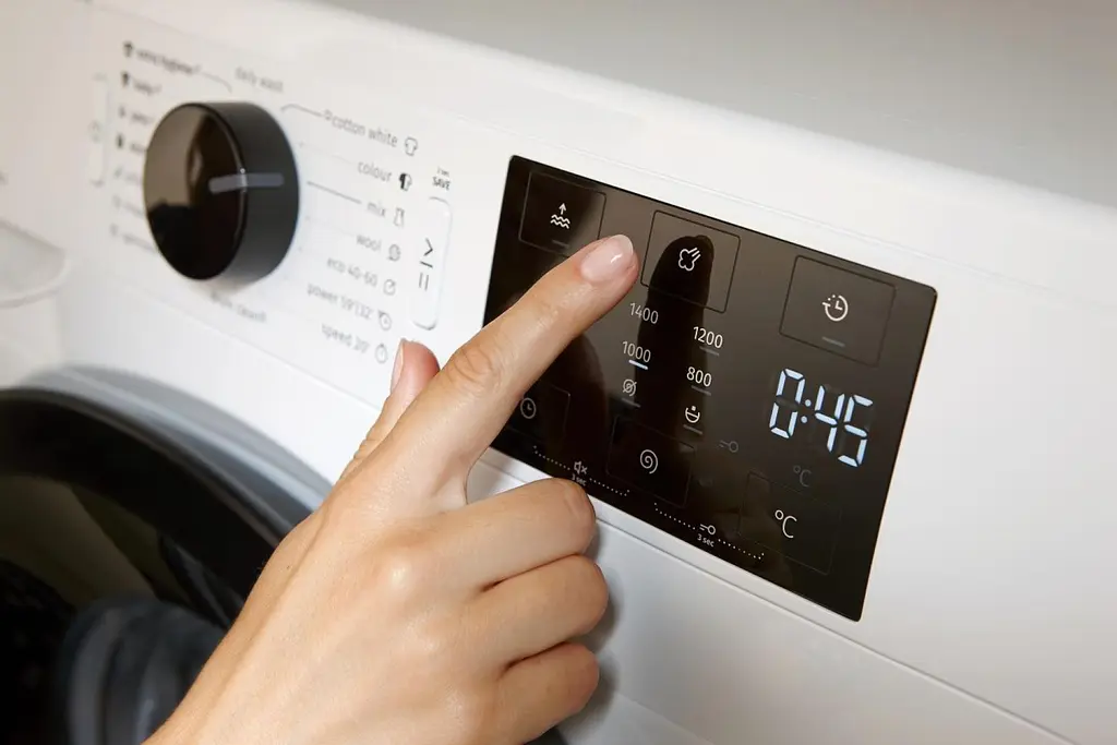 Пральна машина Gorenje фронтальна, 8кг, 1400, A+++, 55см, дисплей, пар, інвертор, білий (WNEI84BS) - фото 16
