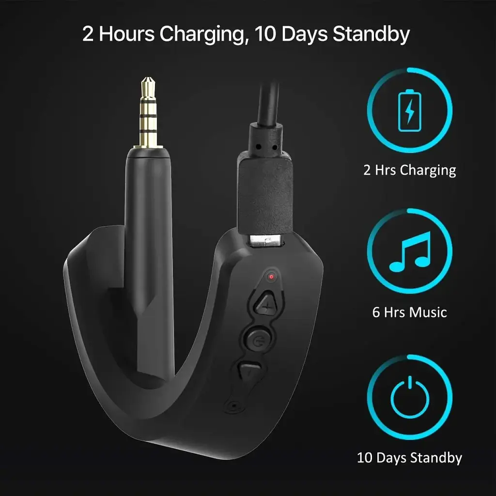 YOCOWOCO aptX Bluetooth 5.0 адаптер для Bose QuietComfort QC 15 - фото 4