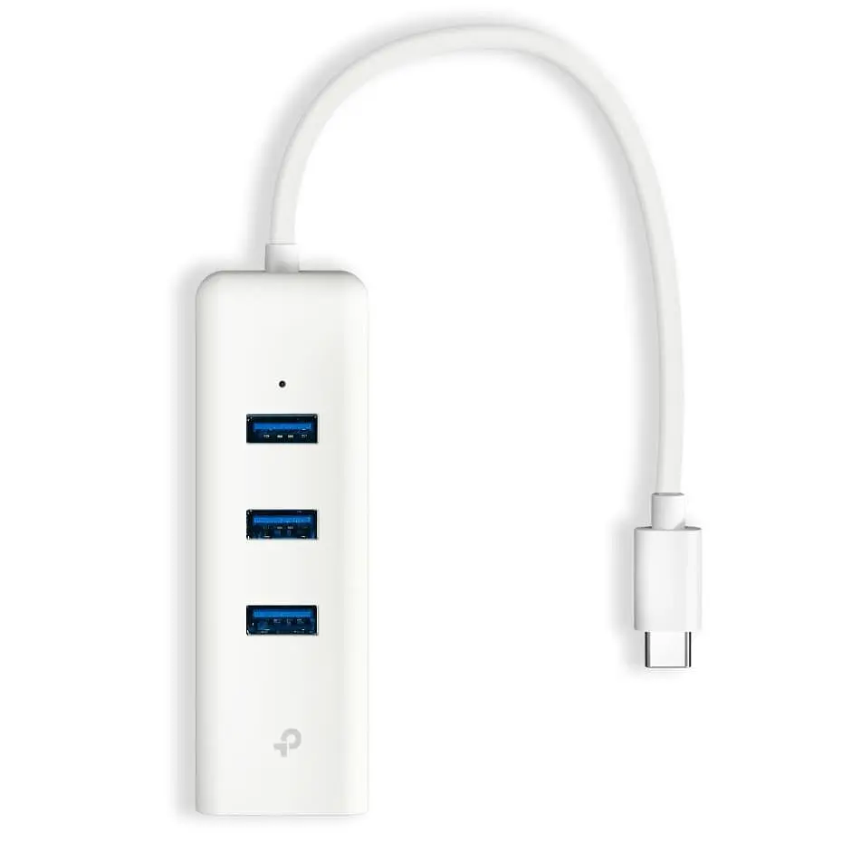 USB-Хаб TP-Link USB Type-C / Gigabit Etherne t та 3-портовий USB3.0 (UE330C) - фото 2