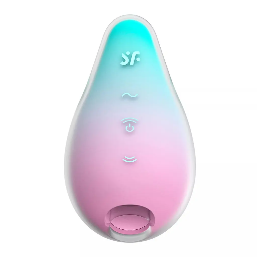 Вакуумний стимулятор Satisfyer Mermaid Vibes бірюзово-рожевий - фото 2