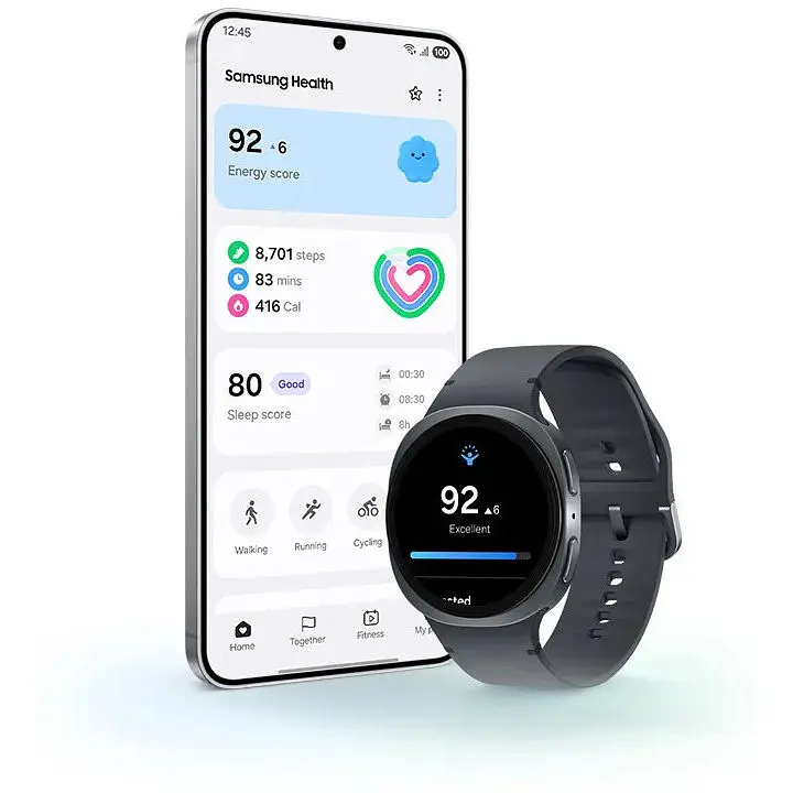Смарт-годинник Samsung Galaxy Watch 8 40мм (L320) 1.34, 438x438, sAMOLED, BT 5.3, NFC, 2/32ГБ, сірий - фото 3