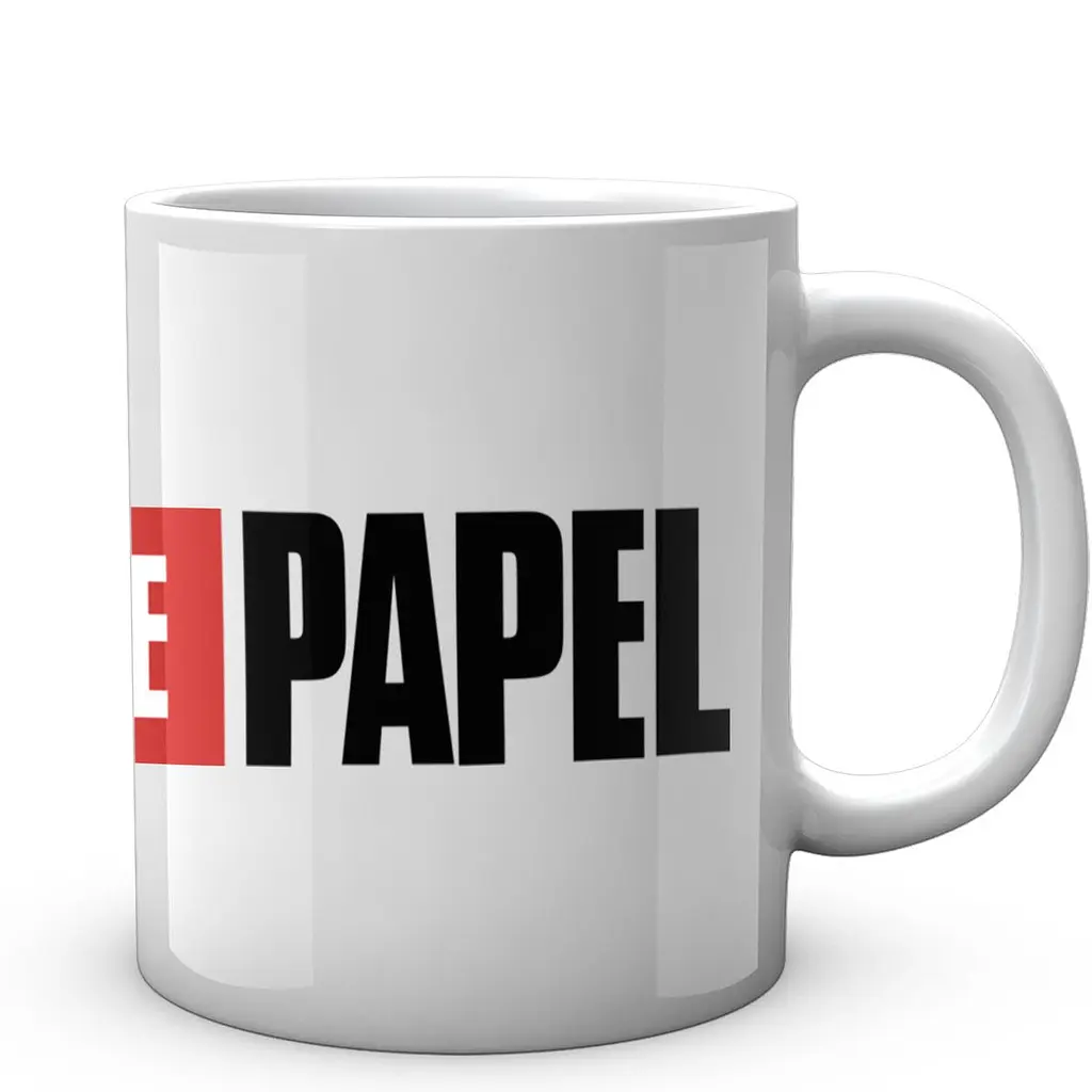 Кухоль GeekLand Паперовий будинок La Casa De Papel logo LC 02.02 330 мл білий - фото 2