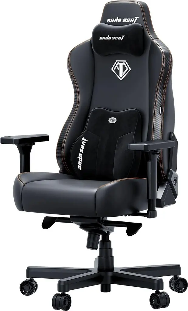 Ігрове крісло Anda Seat Kaiser 3E Black PVC Size XL (AD23YC-XL-08-B-PV/C-B01) - фото 2