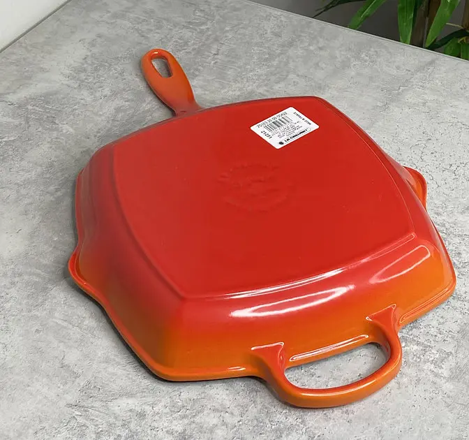 Сковорода-гриль Le Creuset Square Grillet 26 см вогняна 20183260900422 - фото 5