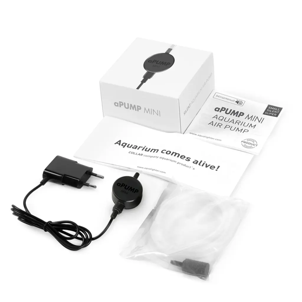 Компресор для акваріума Aqualighter aPUMP Mini безшумний до 40 л (7917) - фото 6