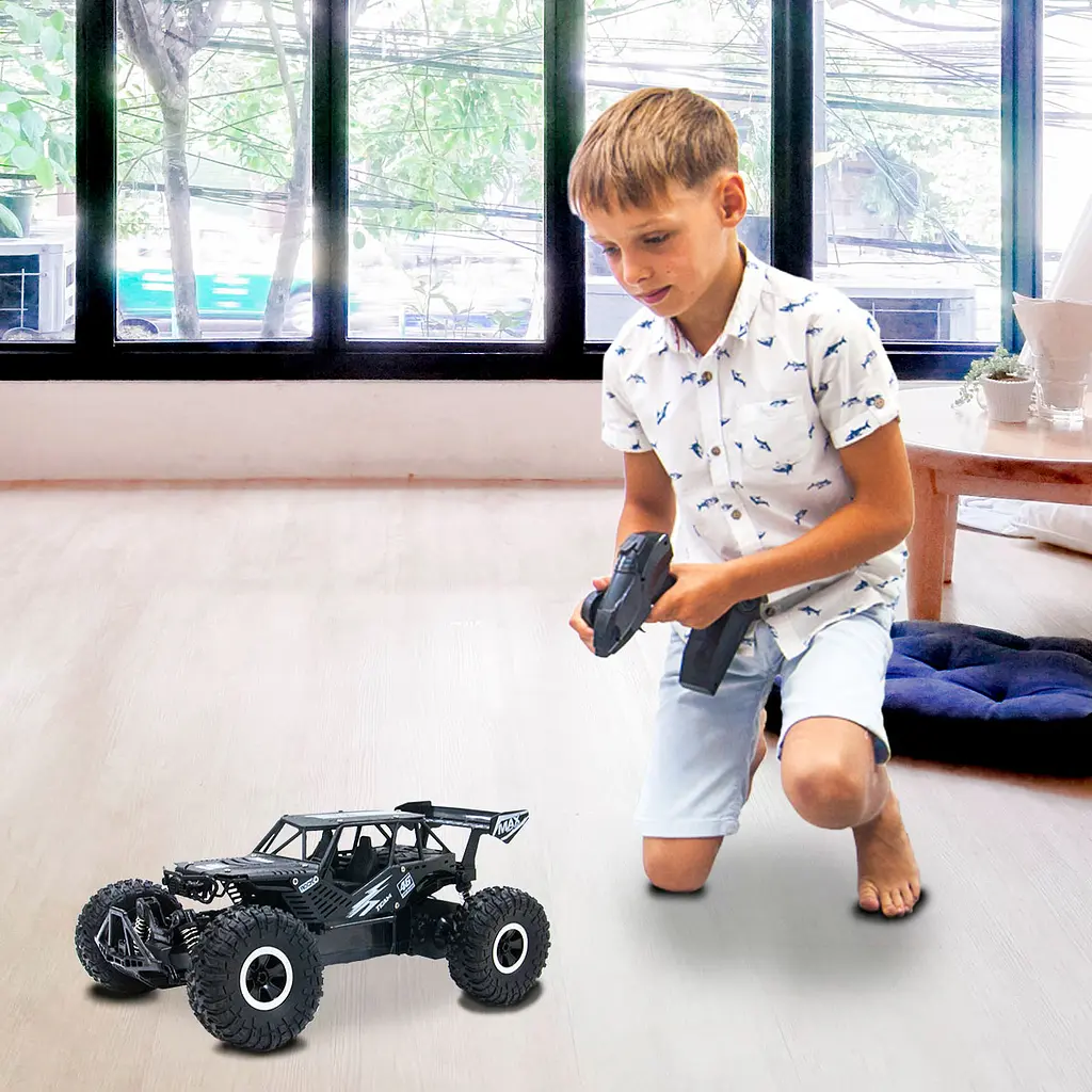 Автомобіль на радіокеруванні Sulong Toys Off-Road Crawler Speed king 1:14 чорний металік (SL-153RHMBl) - фото 13