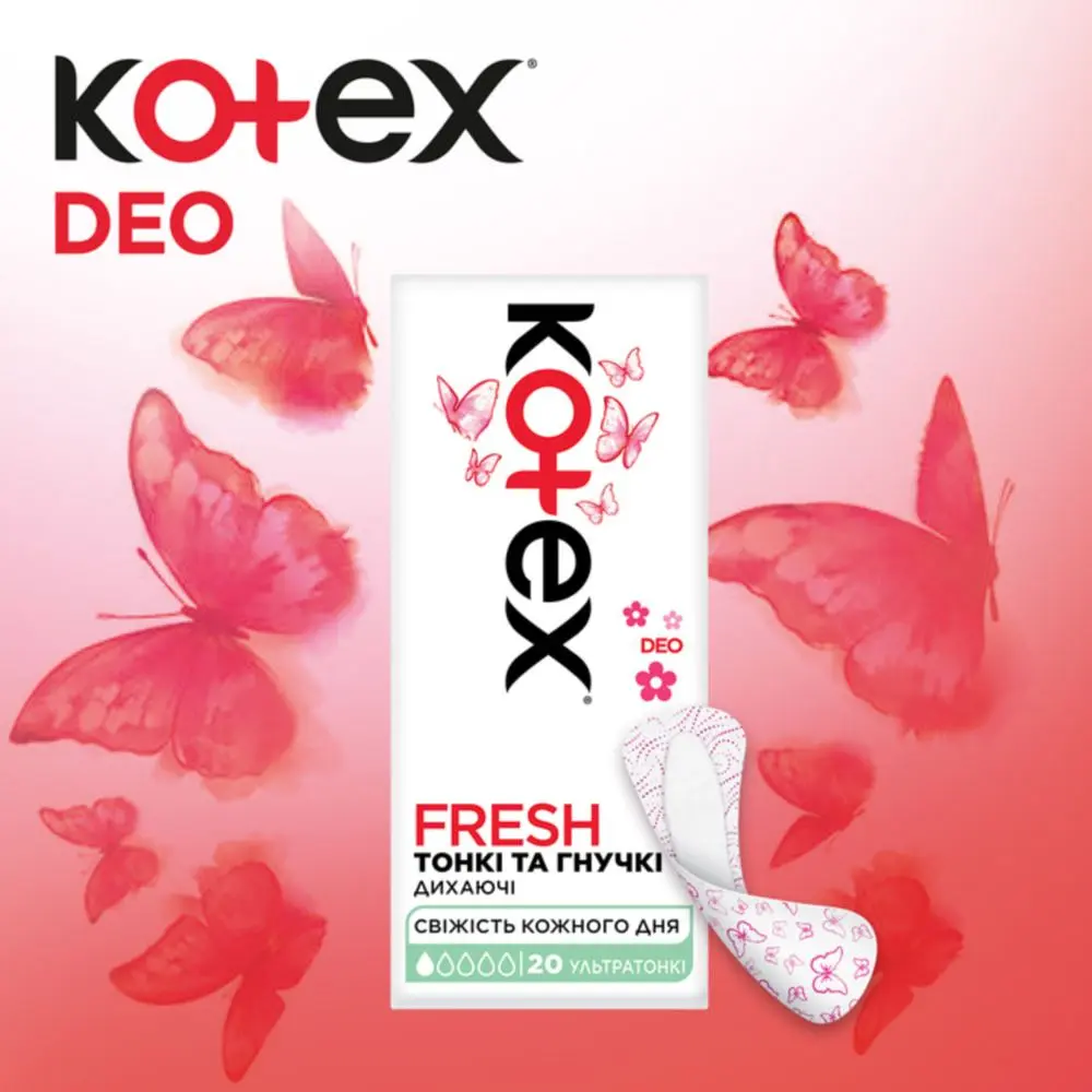 Щоденні прокладки Kotex Deo Ultraslim 20 шт. - фото 3