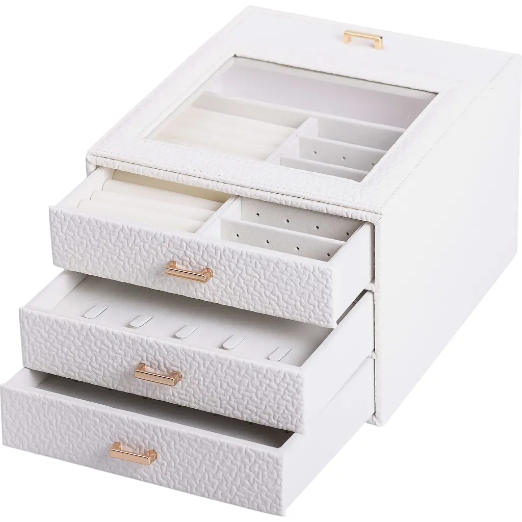 Скринька-комод Yiwu для прикрас 23x20x15 см біла HP-5-16W - фото 7