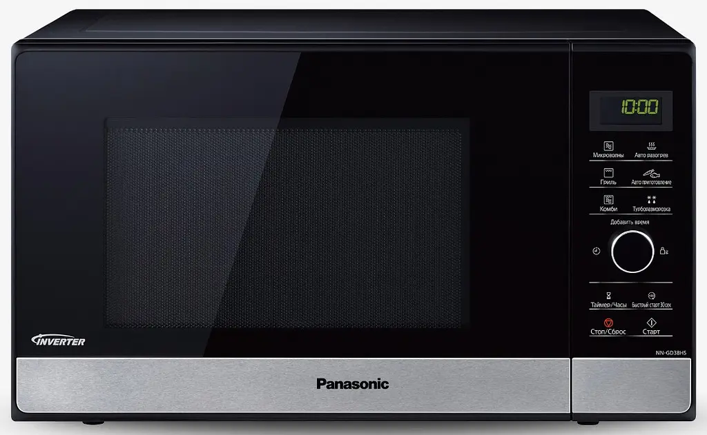 Мікрохвильова піч інверторна з грилем 23л, 1000Вт, дисплей, чорний Panasonic kuh0015147 - фото 3