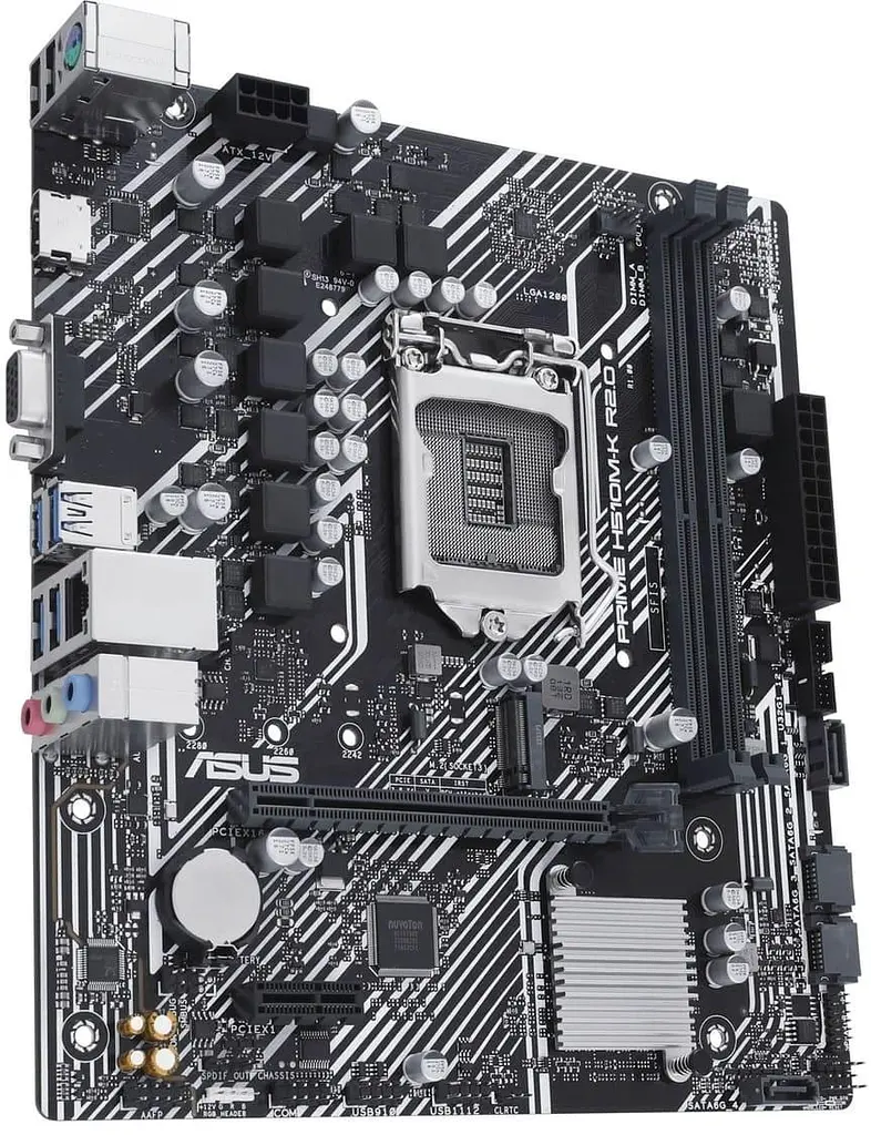 Материнська плата ASUS PRIME H510M-K R2.0 (H510M-K R2.0) (Socket 1200, Intel H510, Micro-ATX) - фото 3