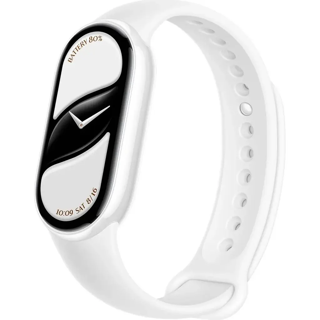 Фітнес-браслет Xiaomi Mi Band 10 Ceramic Edition Pearl White (BHR07Y5GL) UA - фото 3