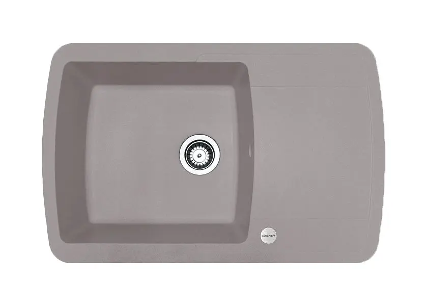 Кухонна мийка Adamant OPTIMAKS terra 775x495x200 мм, з крилом 77,5 см - фото 4
