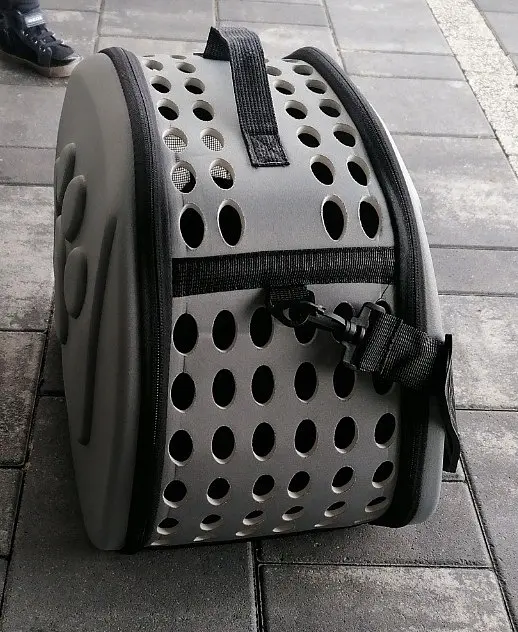Сумка-перенесення для тварин Nobrand Petstory L81B 43x32x28 см Сірий - фото 4