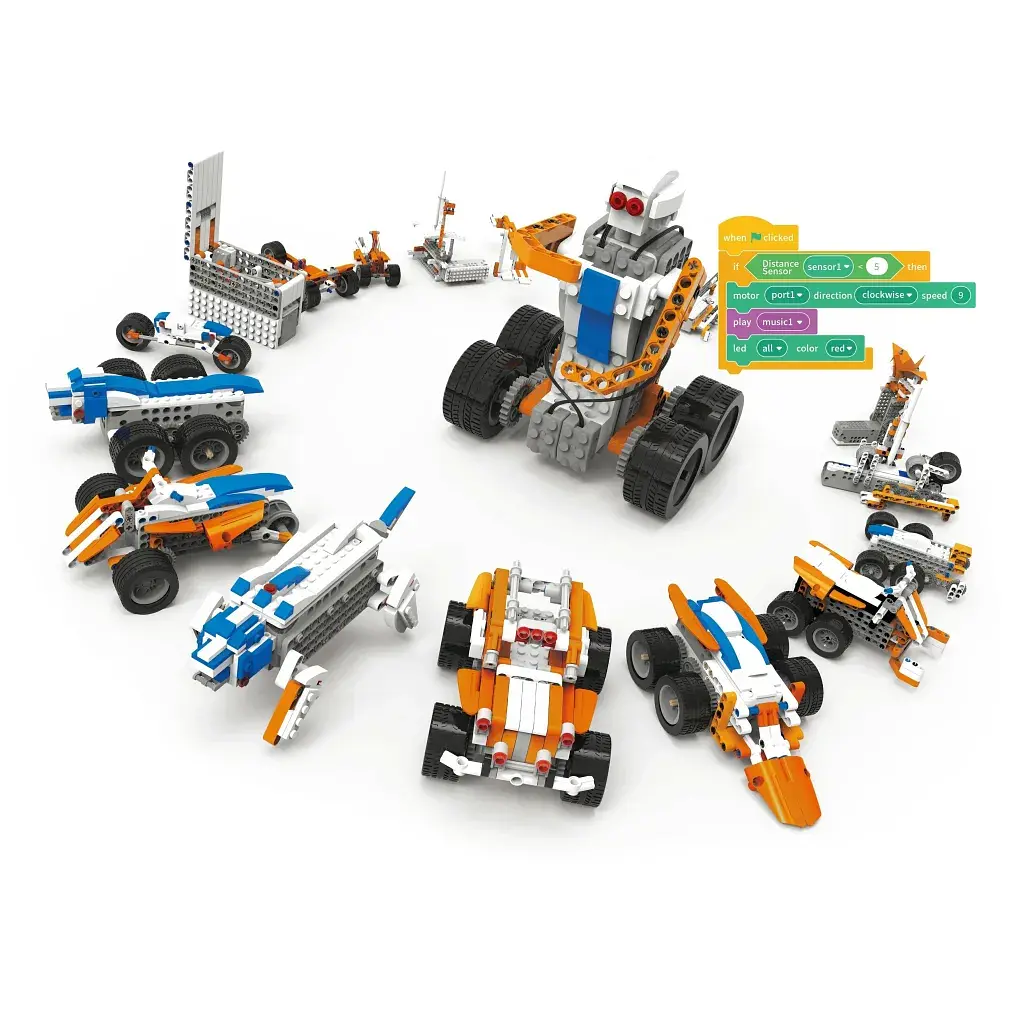 Конструктор Makerzoid Superbot Educational Building Blocks (MKZ-ID-SPB) - фото 3