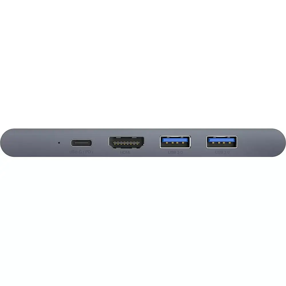 USB-хаб Baseus Thunderbolt C+Pro 7-in-1 Smart Hub CAHUB-L0G Grey - фото 2
