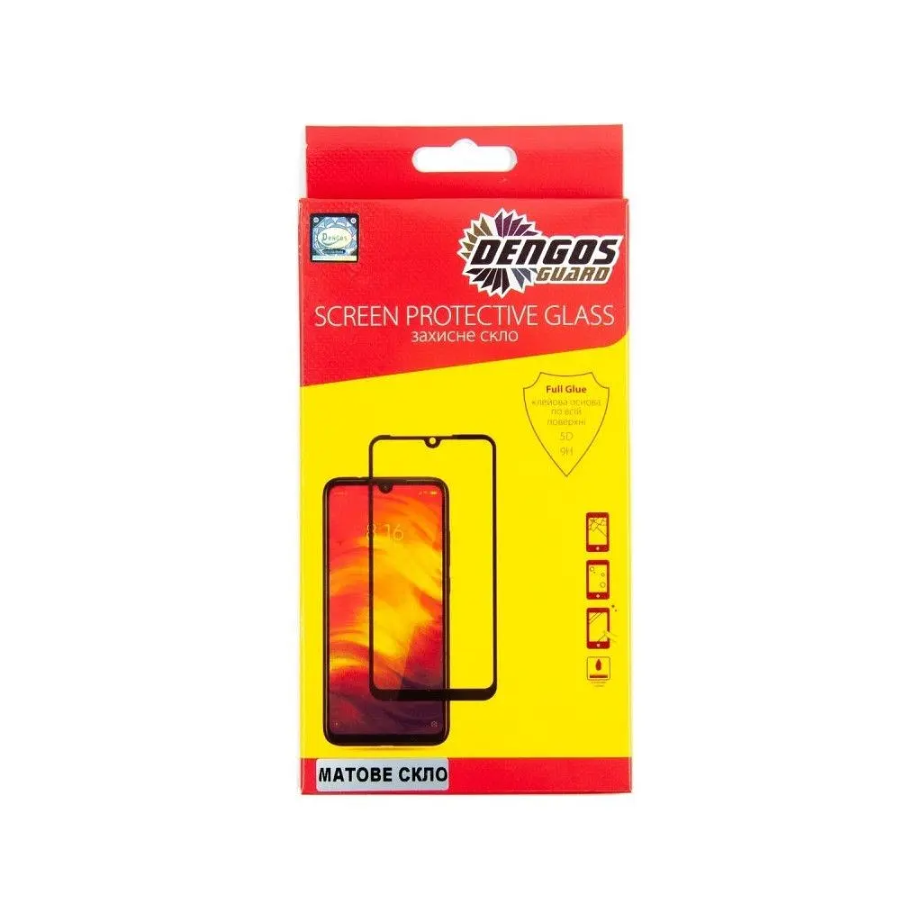 Скло захисне Dengos Full Glue Matte Xiaomi Redmi Note 8 (TGFG-MATT-09)