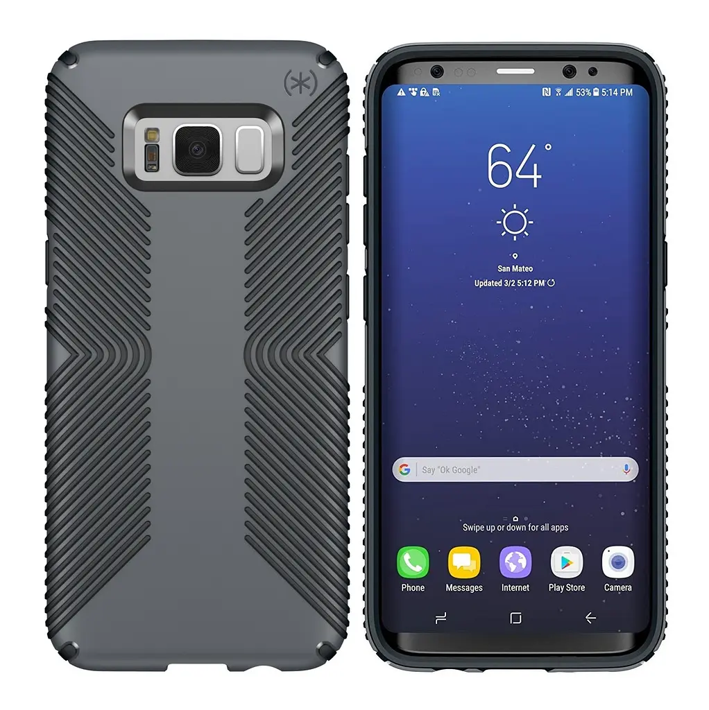 Чохол протиударний Speck Presidio Grip для Samsung S8+ Plus SM-G955U (6.2") Grey