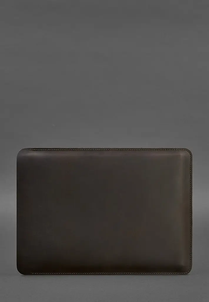 Кожаный чехол BlankNote для MacBook 15-16 Темно-коричневый - фото 2