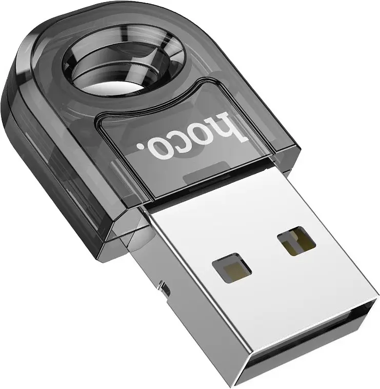 Bluetooth адаптер Hoco UA28 v5.1 black - фото 4