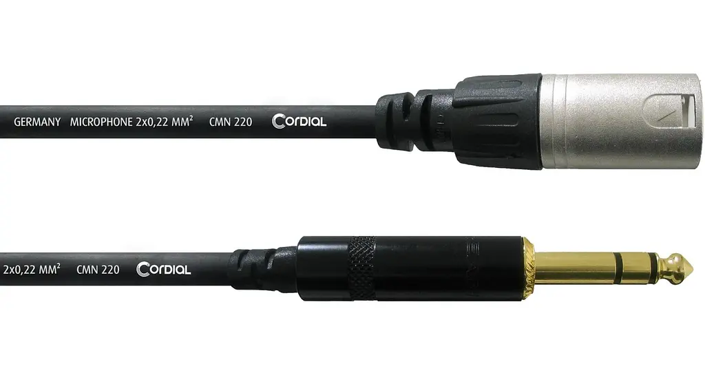 Балансный аудио кабель Jack 6.3 — XLR 0.6м Cordial CFM 0,6 MV