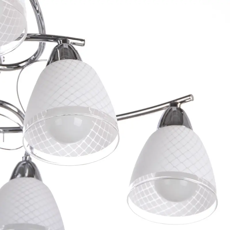 Люстра потолочная Brille классическая E14 40W CH (HTL-161C/8) - фото 3