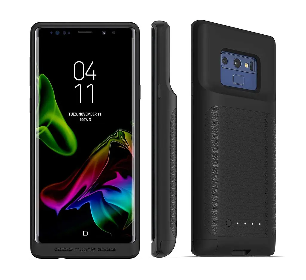 Чохол-акумулятор із бездротовою зарядкою Power Bank Mophie Juice Pack 2525 mAh JP-SGN9 для Samsung Galaxy Note 9 Black - фото 3