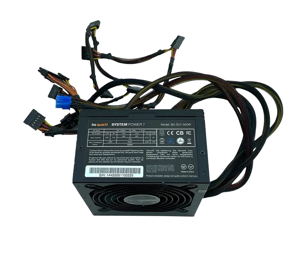 Блок питания be quiet! System Power 7 500W 80+ Silver (BQ SU7-500W) Б/У - фото 3