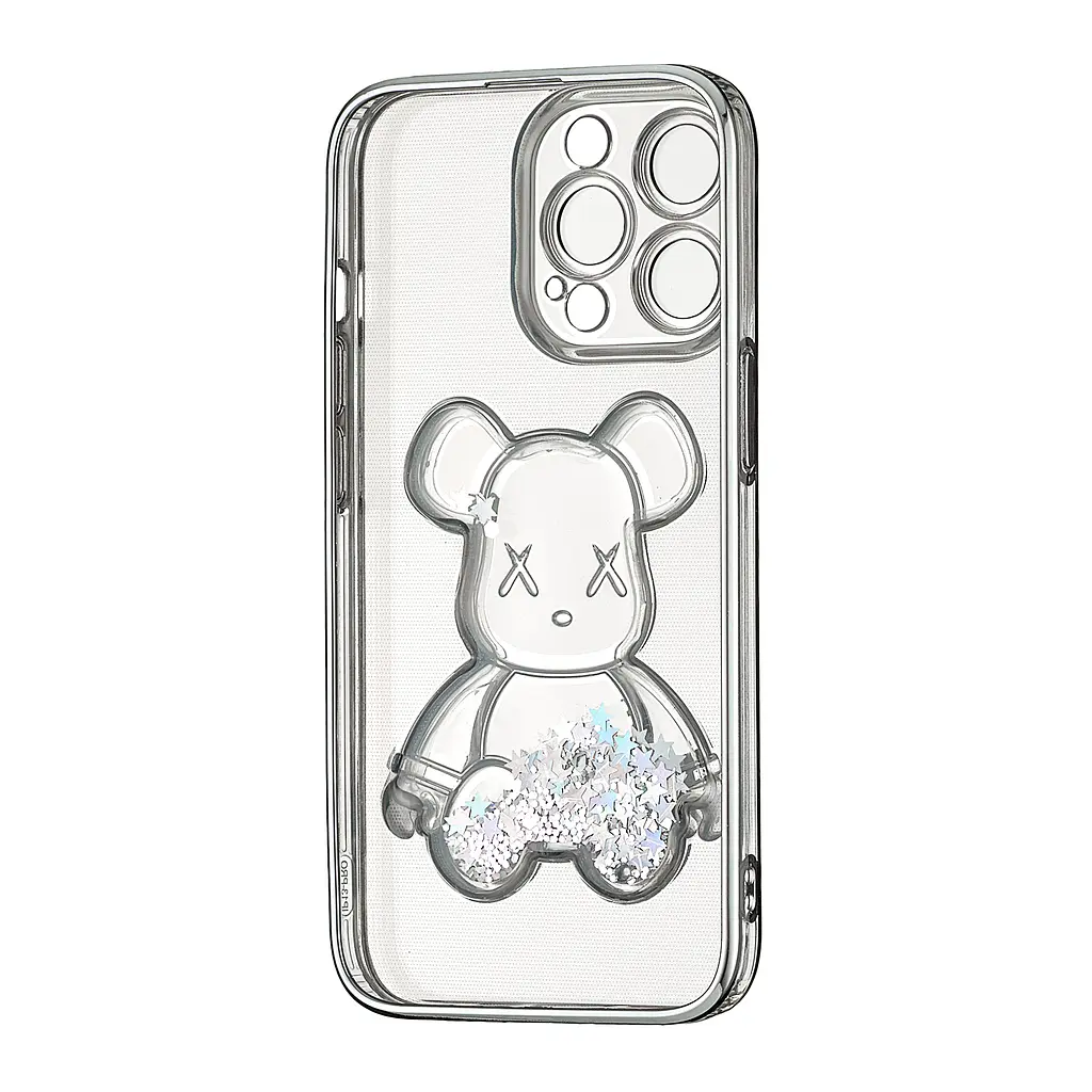 Чохол Shining Bear Case iPhone 13 Pro Silver - фото 3