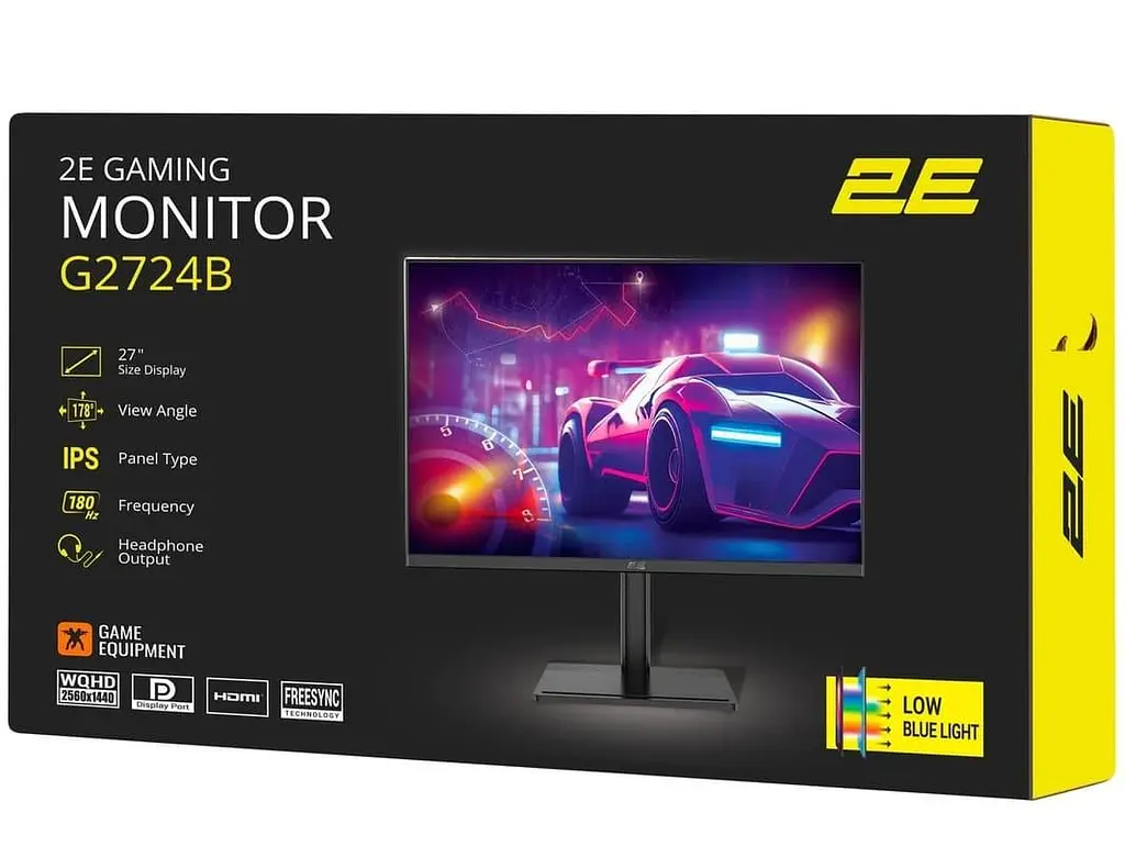 Монитор 27" 2E GAMING G2724B QHD IPS 180Hz (2E-G2724B-01.UA) - фото 12